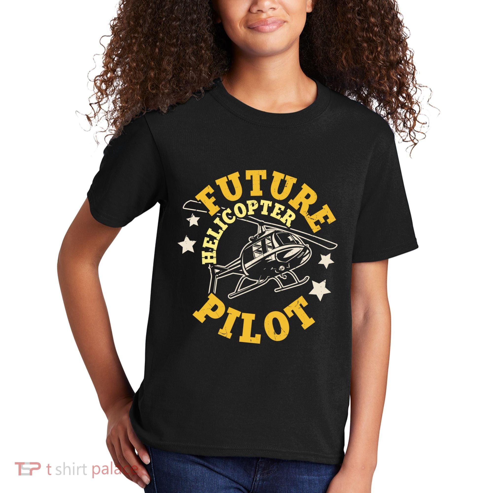 Future Helicopter Pilot Kids T-Shirt