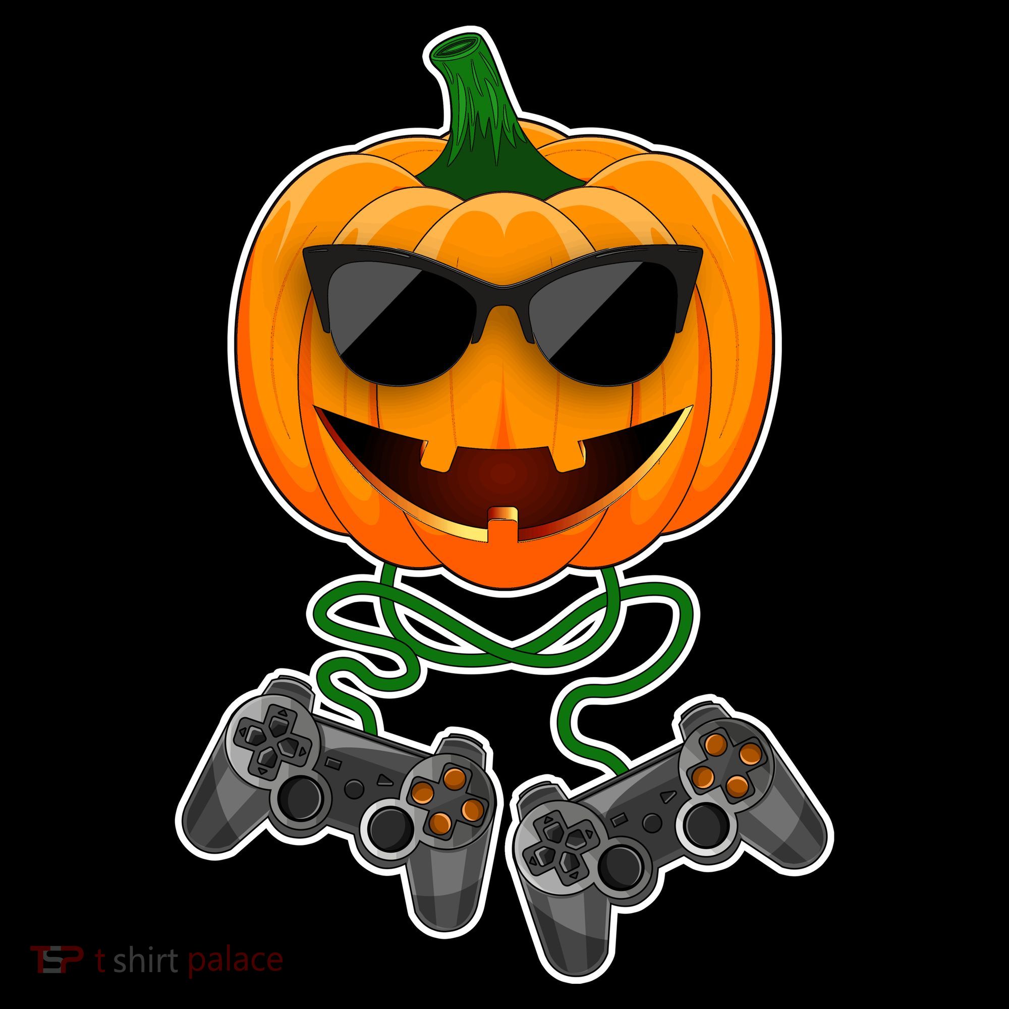 Funny Halloween Pumpkin Video Gamer Coffee Mug