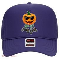 Funny Halloween Pumpkin Video Gamer Hat thumb 0