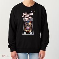 Flippin Heck Pinball Machine Gaming Arcade Women's Sweatshirt thumb 0