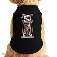 Flippin Heck Pinball Machine Gaming Arcade Doggie Tank thumb 0