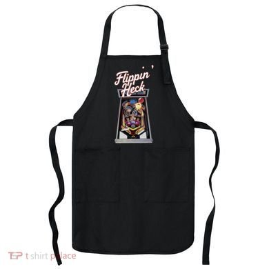Flippin Heck Pinball Machine Gaming Arcade Apron