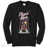 Flippin Heck Pinball Machine Gaming Arcade Sweatshirt thumb 0
