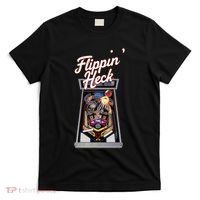 Flippin Heck Pinball Machine Gaming Arcade T-Shirt thumb 0