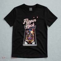 Flippin Heck Pinball Machine Gaming Arcade T-Shirt thumb 5