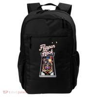 Flippin Heck Pinball Machine Gaming Arcade Backpack thumb 0