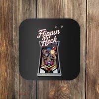 Flippin Heck Pinball Machine Gaming Arcade Coaster thumb 0