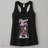 Flippin Heck Pinball Machine Gaming Arcade Women's Tank Top thumb 3