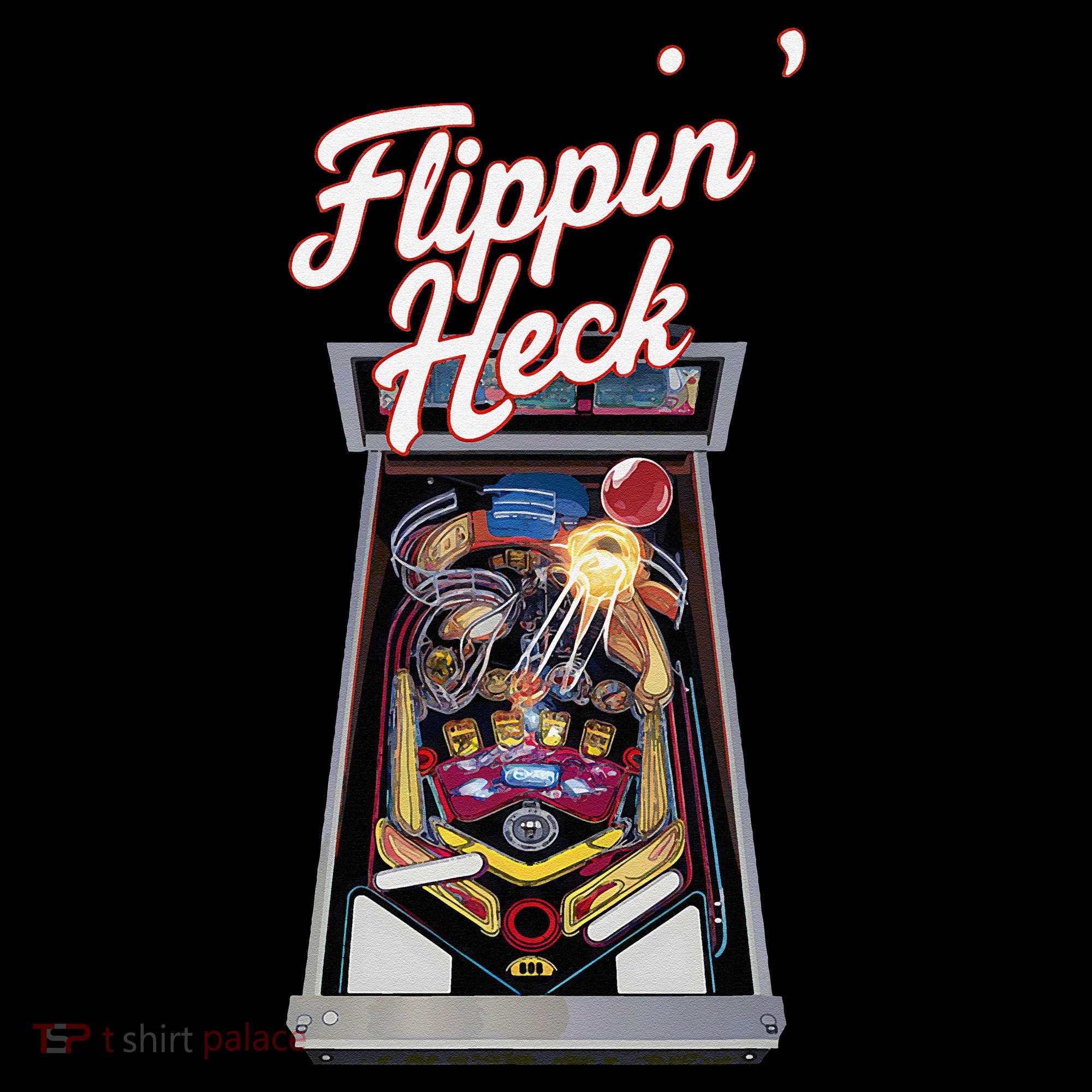 Flippin Heck Pinball Machine Gaming Arcade Baby Bodysuit