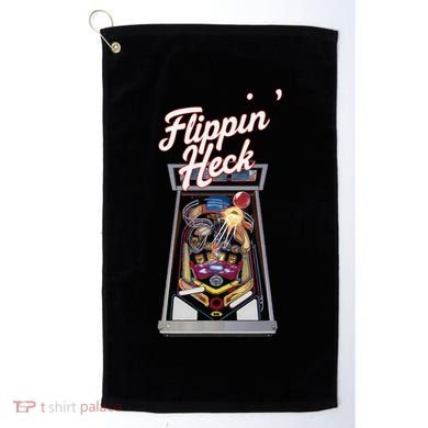 Flippin Heck Pinball Machine Gaming Arcade Golf Towel