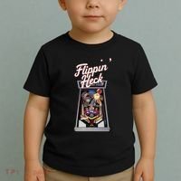 Flippin Heck Pinball Machine Gaming Arcade Toddler T-Shirt thumb 2