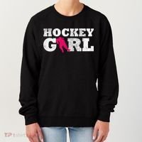 Field Hockey  Player Silhouette Sport Gift Women's Sweatshirt thumb 0