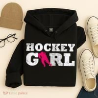 Field Hockey  Player Silhouette Sport Gift Hoodie thumb 4