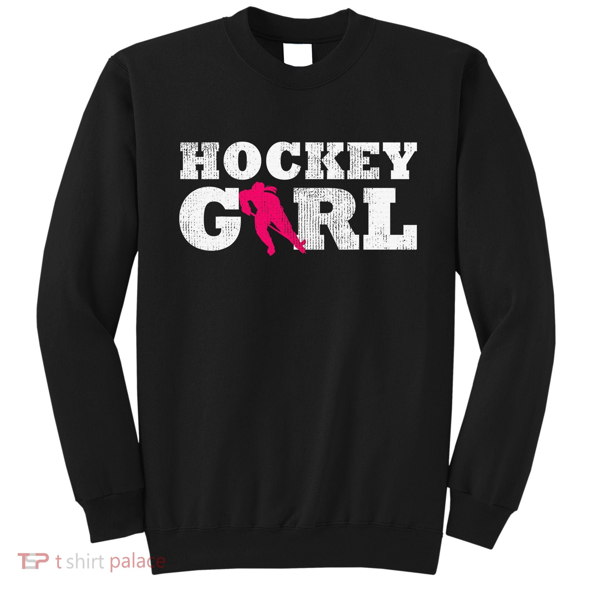 Field Hockey  Player Silhouette Sport Gift Sweatshirt
