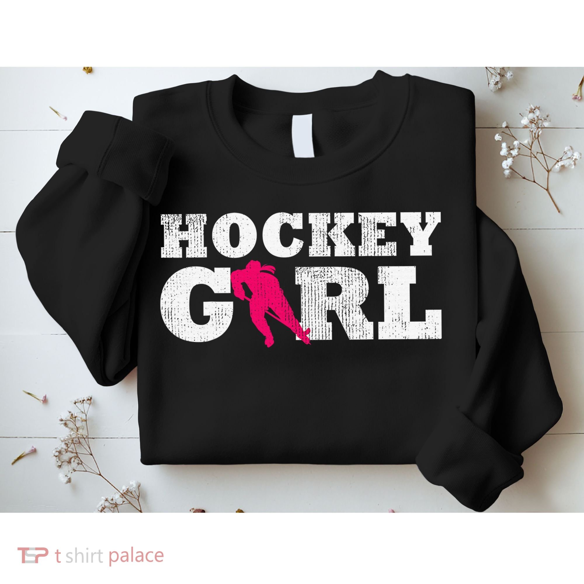 Field Hockey  Player Silhouette Sport Gift Sweatshirt