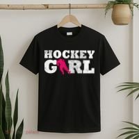 Field Hockey  Player Silhouette Sport Gift T-Shirt thumb 2