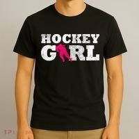 Field Hockey  Player Silhouette Sport Gift T-Shirt thumb 3