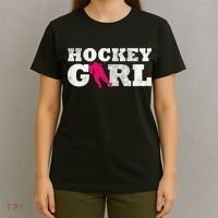 Field Hockey  Player Silhouette Sport Gift T-Shirt thumb 4