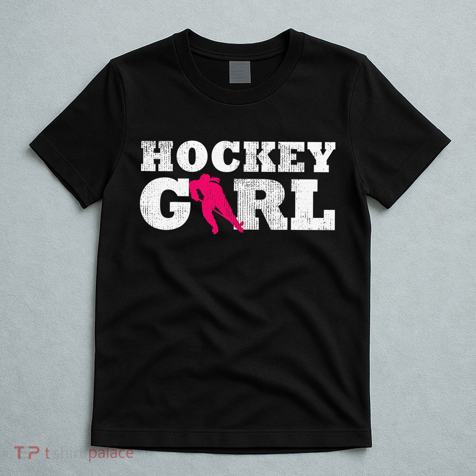 Field Hockey  Player Silhouette Sport Gift T-Shirt