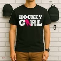 Field Hockey  Player Silhouette Sport Gift T-Shirt thumb 6