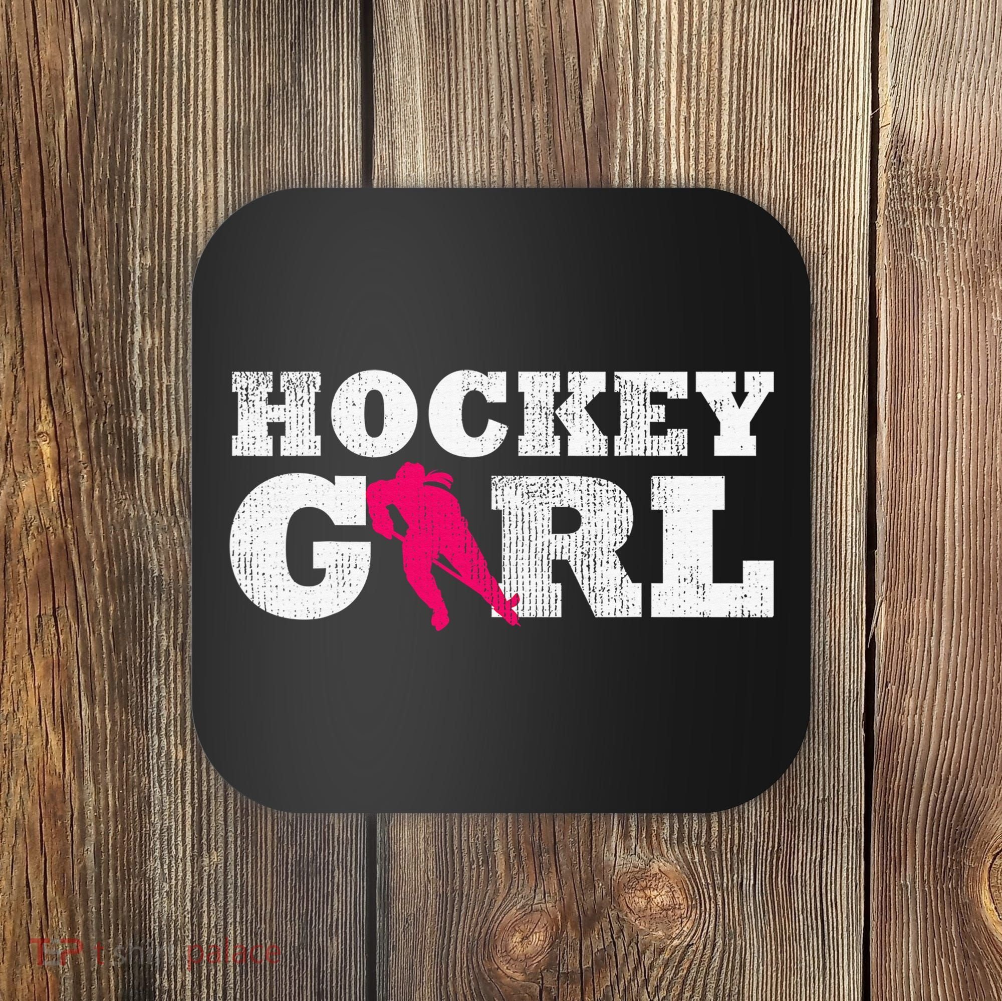 Field Hockey  Player Silhouette Sport Gift Coaster