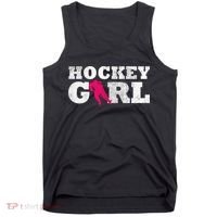 Field Hockey  Player Silhouette Sport Gift Tank Top thumb 0