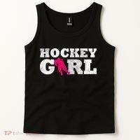 Field Hockey  Player Silhouette Sport Gift Tank Top thumb 2