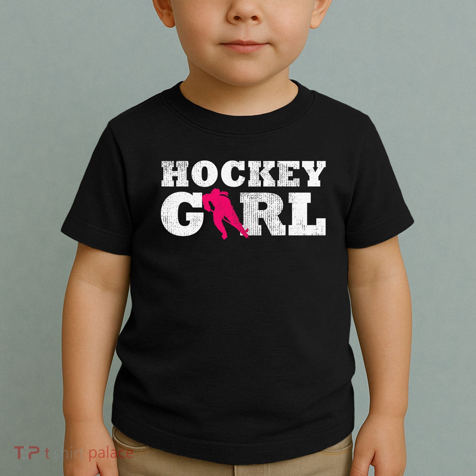 Field Hockey  Player Silhouette Sport Gift Toddler T-Shirt