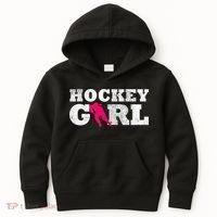 Field Hockey  Player Silhouette Sport Gift Kids Hoodie thumb 0