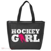 Field Hockey  Player Silhouette Sport Gift Tote Bag thumb 0