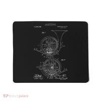 French Horn Patent French Horn Player Gift Mousepad thumb 0