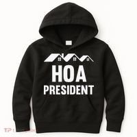 Funny Hoa President Funny Homeowners Association Kids Hoodie thumb 0