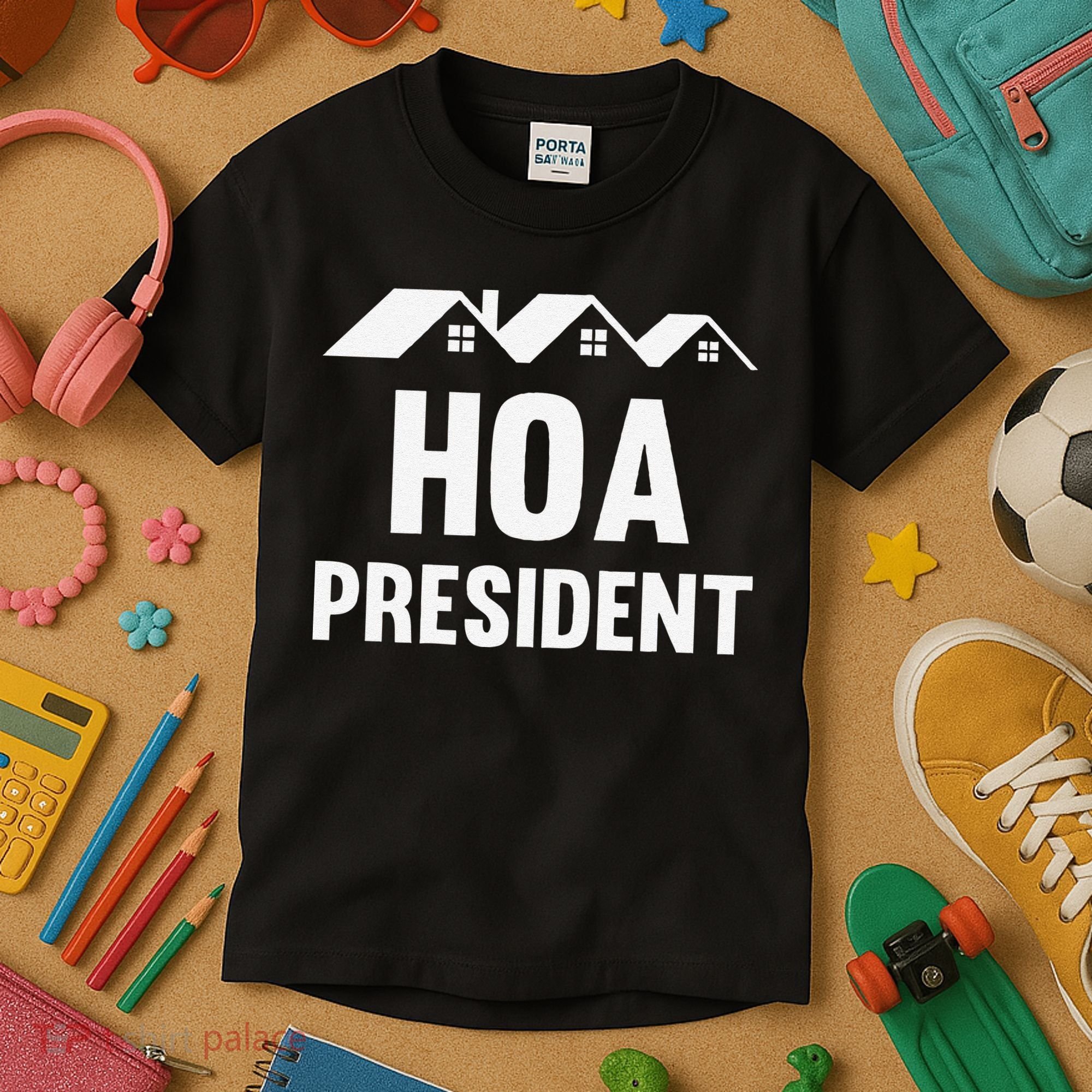 Funny Hoa President Funny Homeowners Association Kids T-Shirt