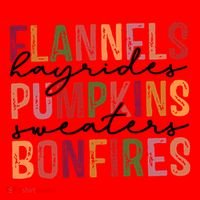 Flannels Hayrides Pumpkin Pumpkin Spice Season Santa Hat thumb 1