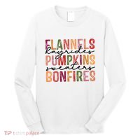 Flannels Hayrides Pumpkin Pumpkin Spice Season Long Sleeve Shirt thumb 0
