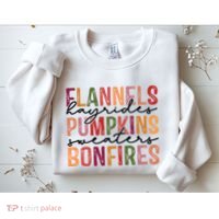 Flannels Hayrides Pumpkin Pumpkin Spice Season Sweatshirt thumb 2