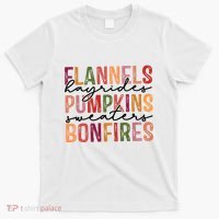 Flannels Hayrides Pumpkin Pumpkin Spice Season T-Shirt thumb 0
