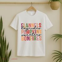 Flannels Hayrides Pumpkin Pumpkin Spice Season T-Shirt thumb 2