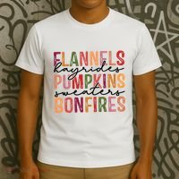 Flannels Hayrides Pumpkin Pumpkin Spice Season T-Shirt thumb 3