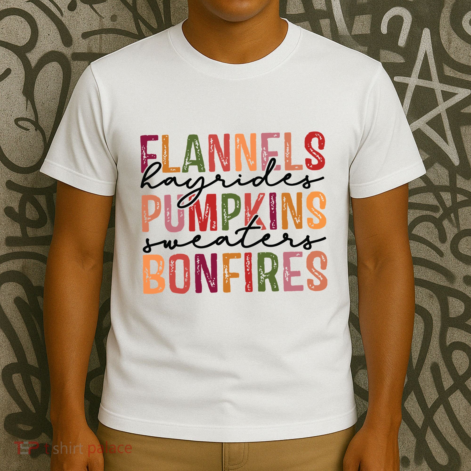 Flannels Hayrides Pumpkin Pumpkin Spice Season T-Shirt