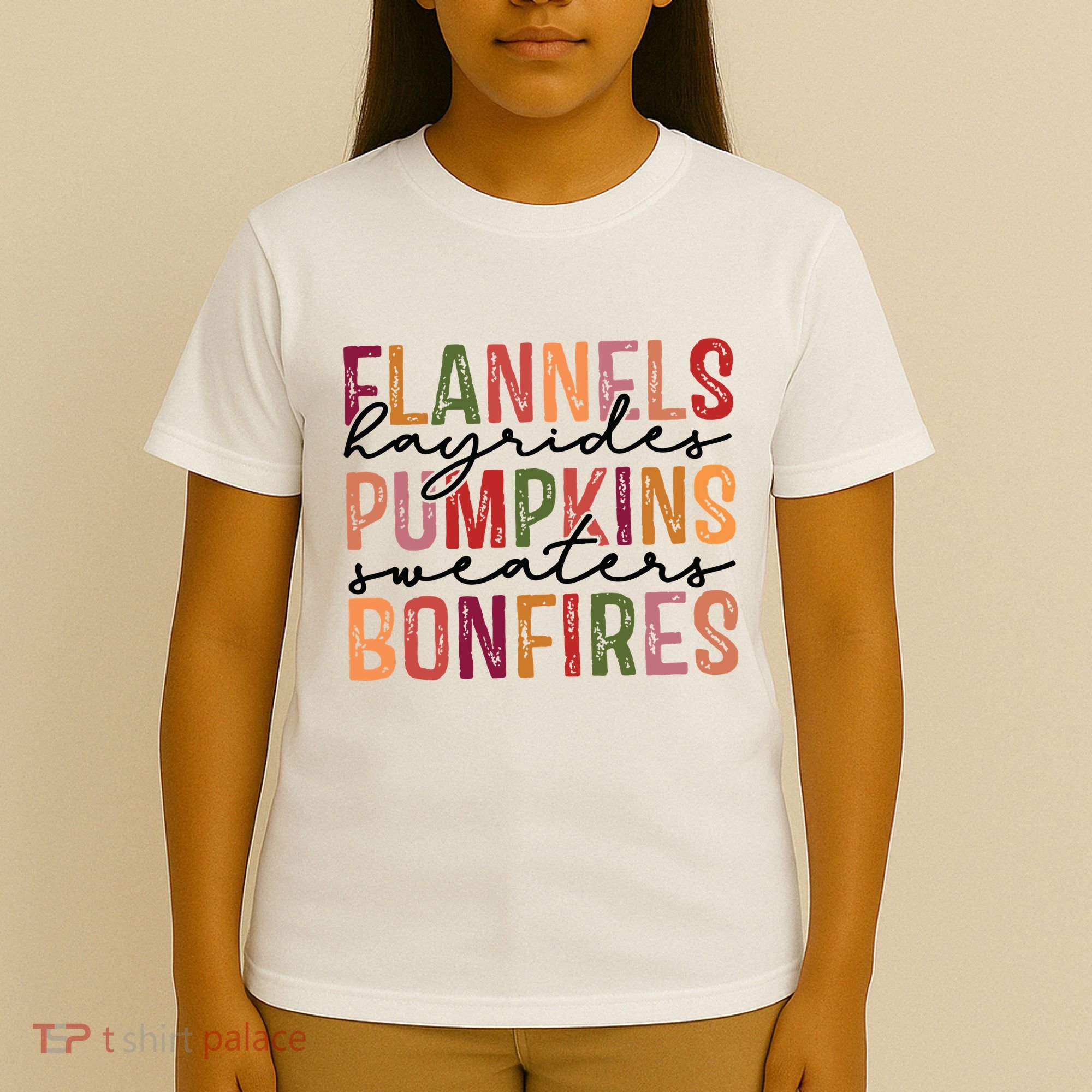 Flannels Hayrides Pumpkin Pumpkin Spice Season T-Shirt