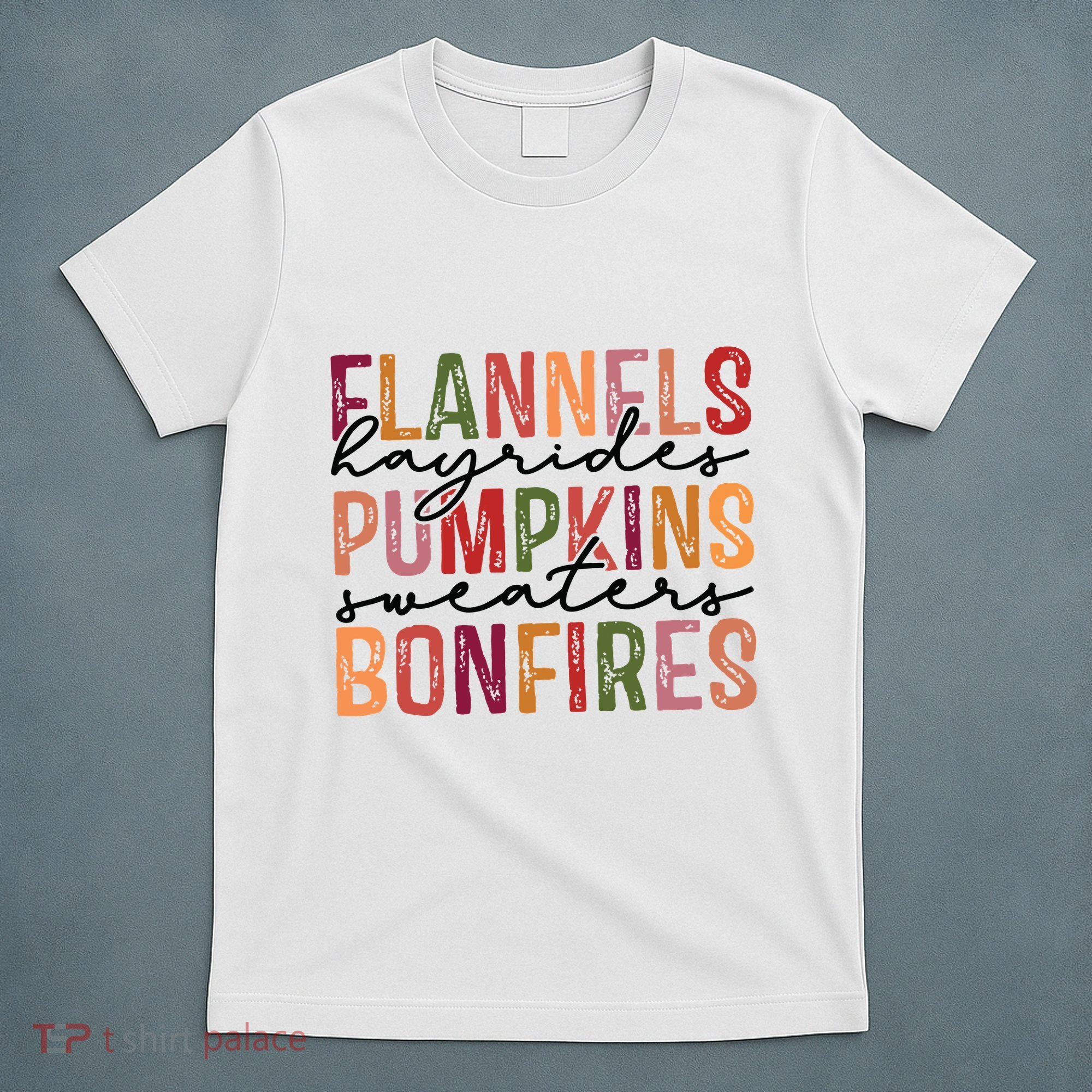 Flannels Hayrides Pumpkin Pumpkin Spice Season T-Shirt