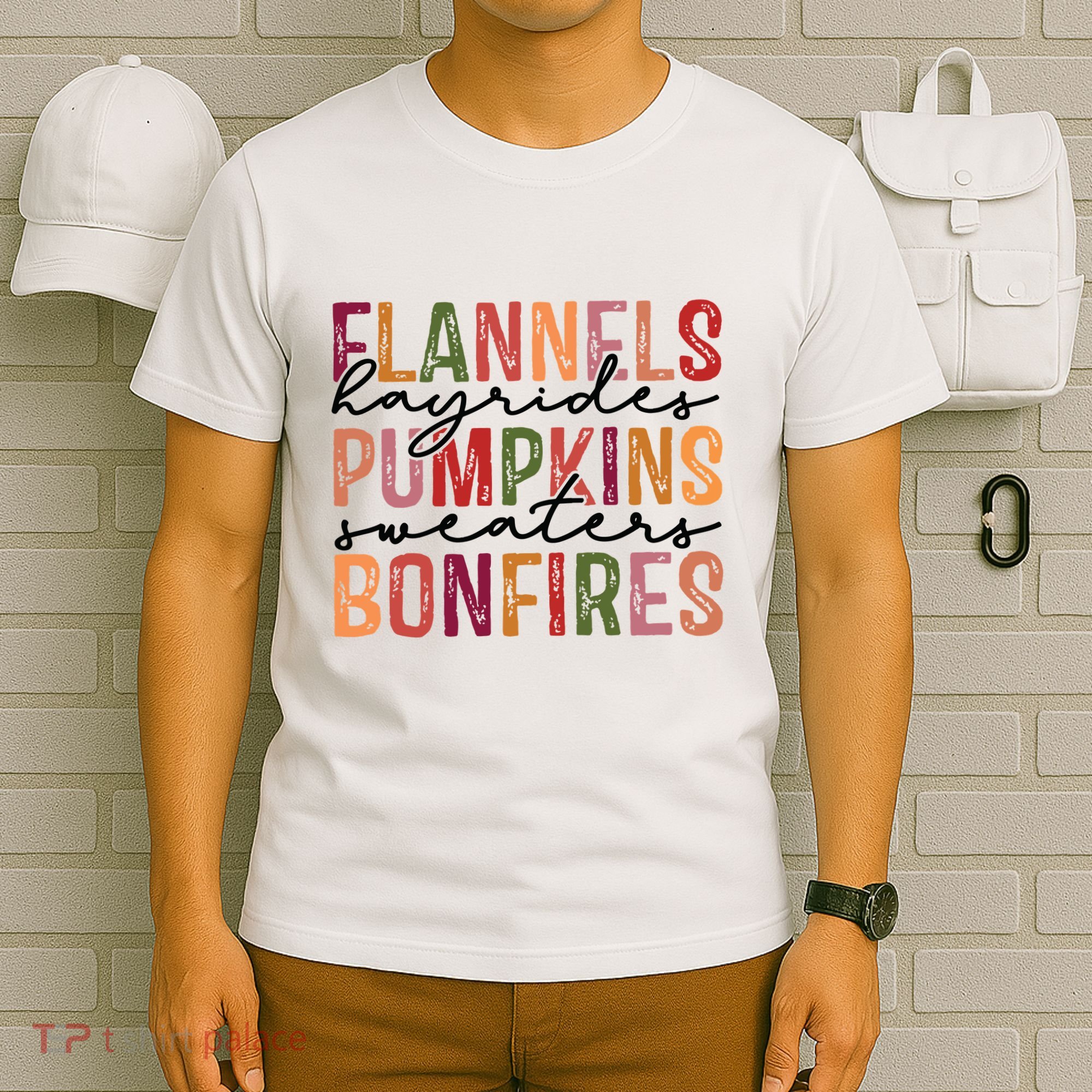 Flannels Hayrides Pumpkin Pumpkin Spice Season T-Shirt