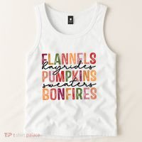 Flannels Hayrides Pumpkin Pumpkin Spice Season Tank Top thumb 2