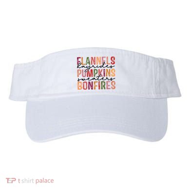 Flannels Hayrides Pumpkin Pumpkin Spice Season Visor