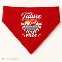 Future Helicopter Pilot USA-Made Doggie Bandana thumb 0