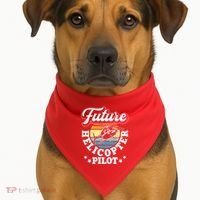 Future Helicopter Pilot USA-Made Doggie Bandana thumb 1