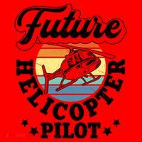 Future Helicopter Pilot Santa Hat thumb 1