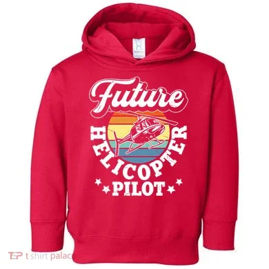 Future Helicopter Pilot Toddler Hoodie