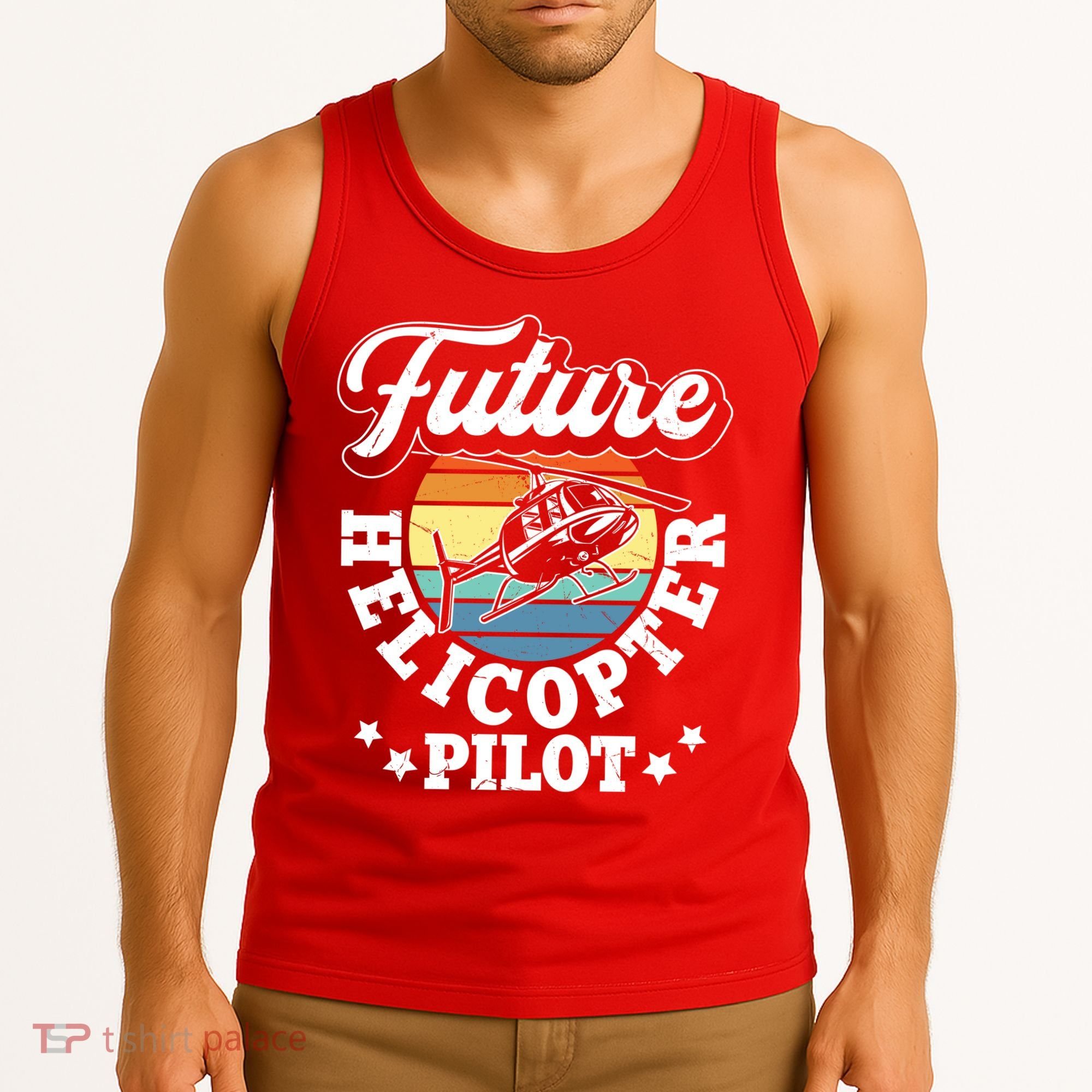 Future Helicopter Pilot Tank Top
